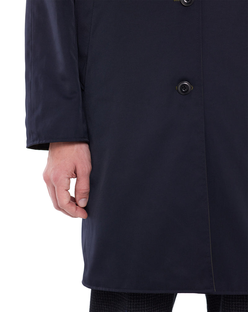 Navy/Khaki HUBERT reversible raincoat