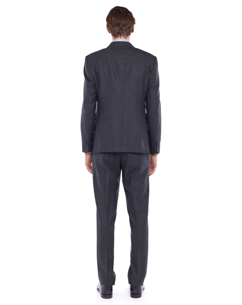 Prince of Wales peaked lapel Caprio suit
