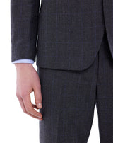Prince of Wales peaked lapel Caprio suit