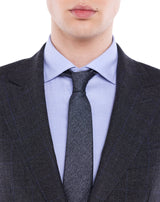 Prince of Wales peaked lapel Caprio suit