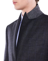 Prince of Wales peaked lapel Caprio suit