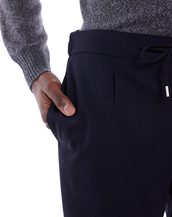 Navy EYDEN jogger pant style