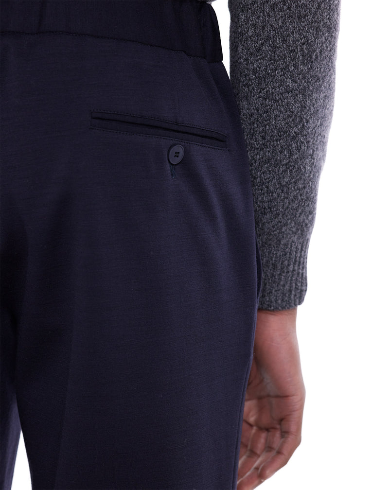 Navy EYDEN jogger pant style