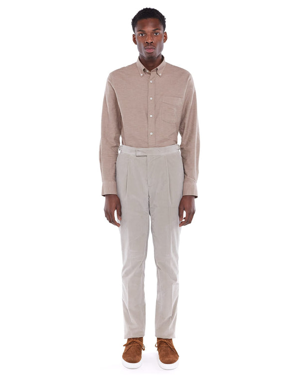 Beige corduroy ALBERT pant