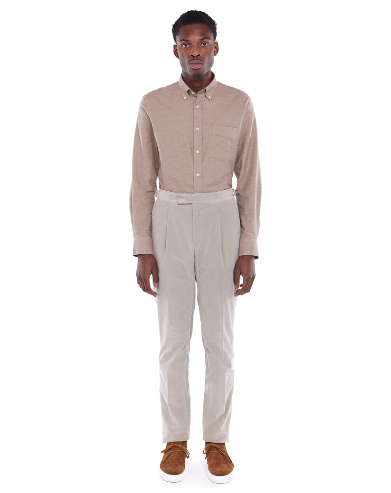 Beige corduroy ALBERT pant