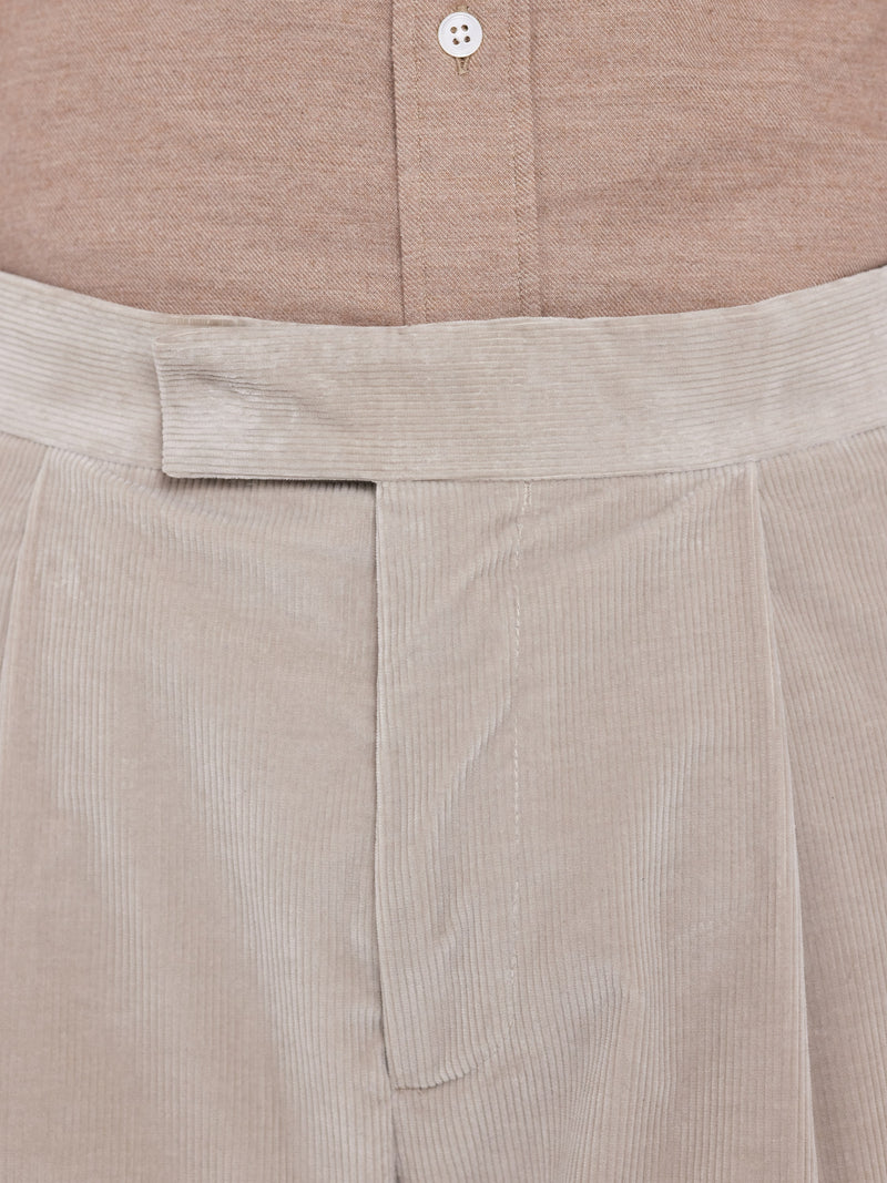 Beige corduroy ALBERT pant