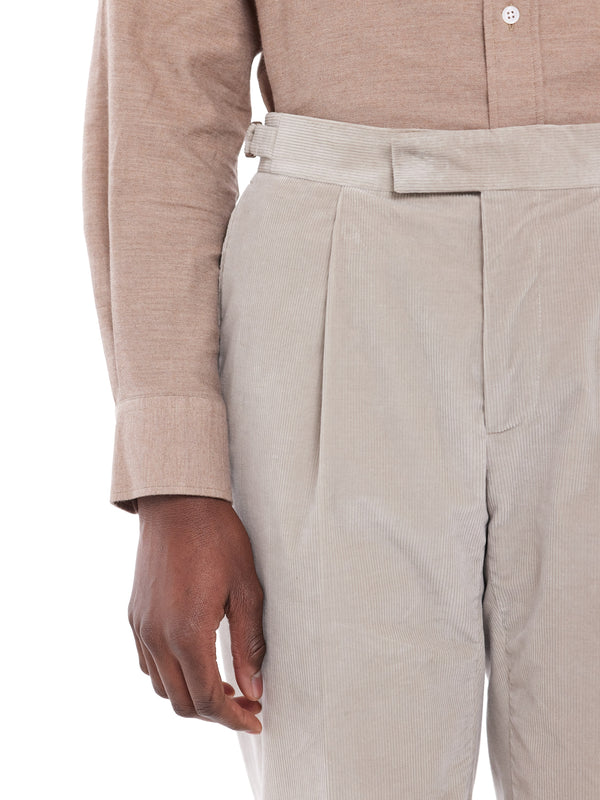 Beige corduroy ALBERT pant