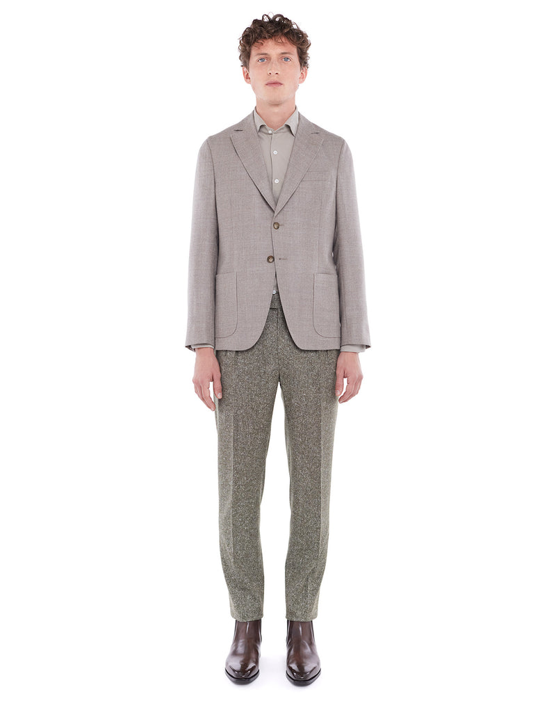 Beige AVIGNON virgin wool jacket