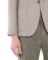 Beige AVIGNON virgin wool jacket