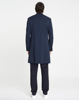 Navy HARVEY wool coat