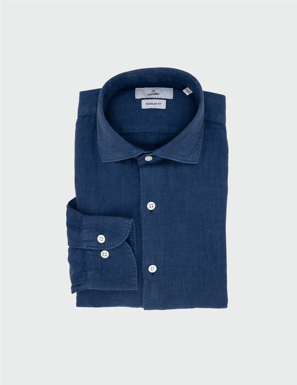 SAINT TROPEZ organic cotton shirt with pink stripes