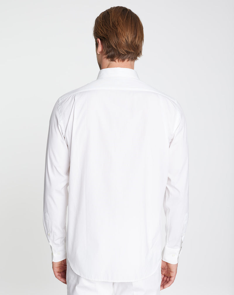White Cassis Cotton Shirt 