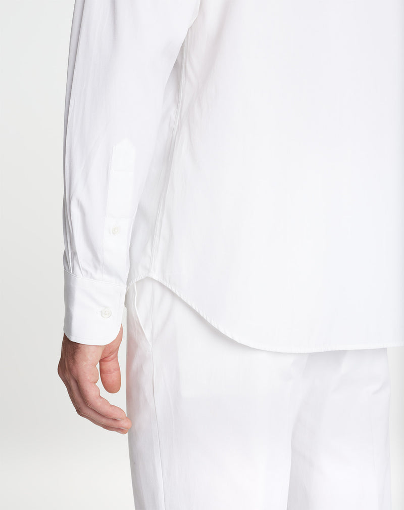 White Cassis Cotton Shirt 