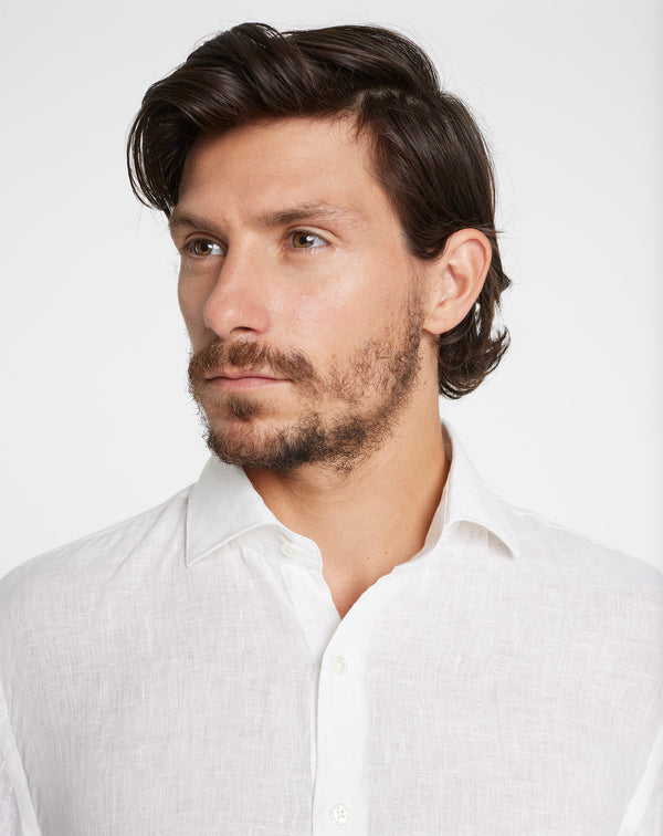 Linen white SAINT TROPEZ shirt