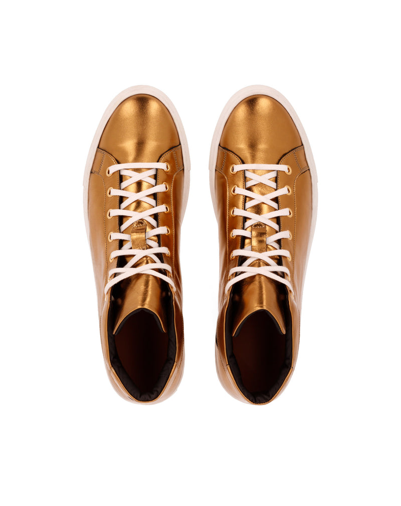 Black high-top printed logo ORTON2 sneakers