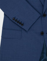 Navy/black checkered suit with a notched collar MURANO 