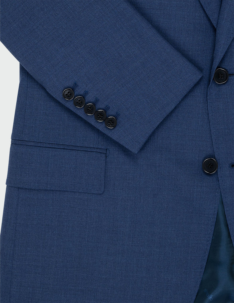 Navy/black checkered suit with a notched collar MURANO 