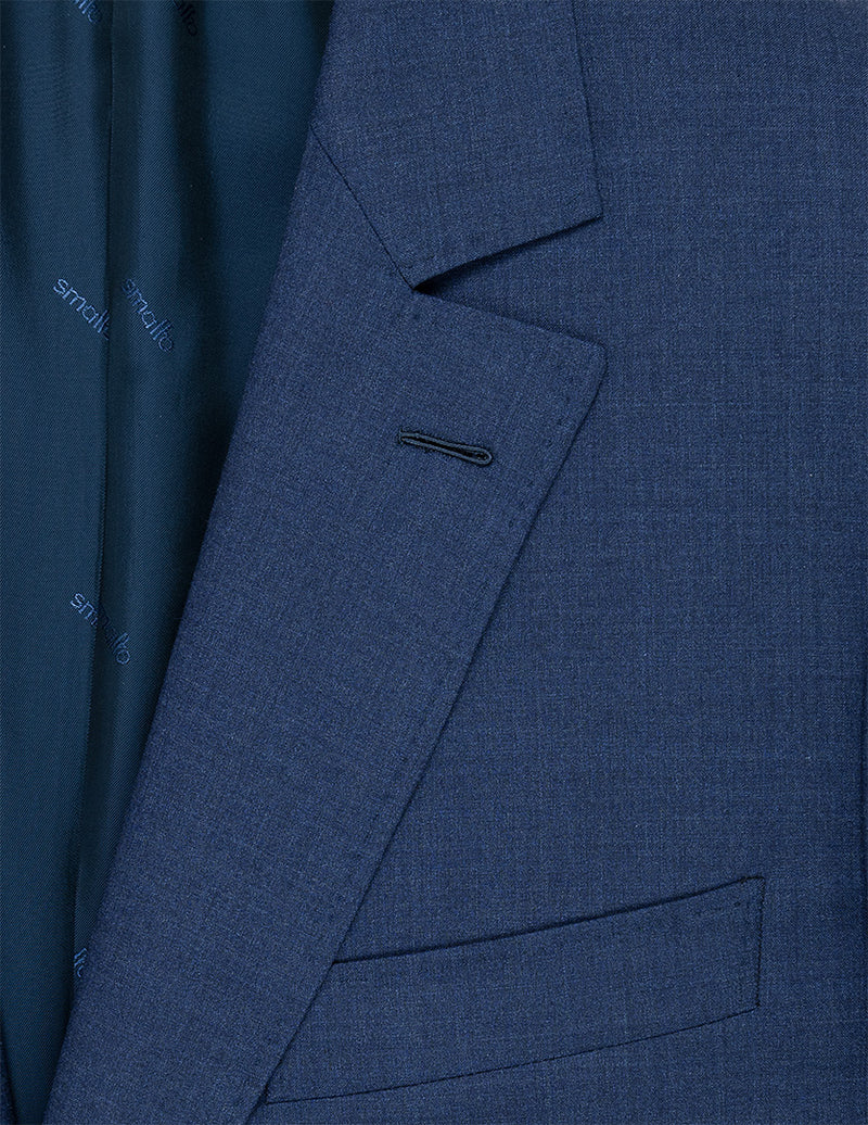Navy/black checkered suit with a notched collar MURANO 