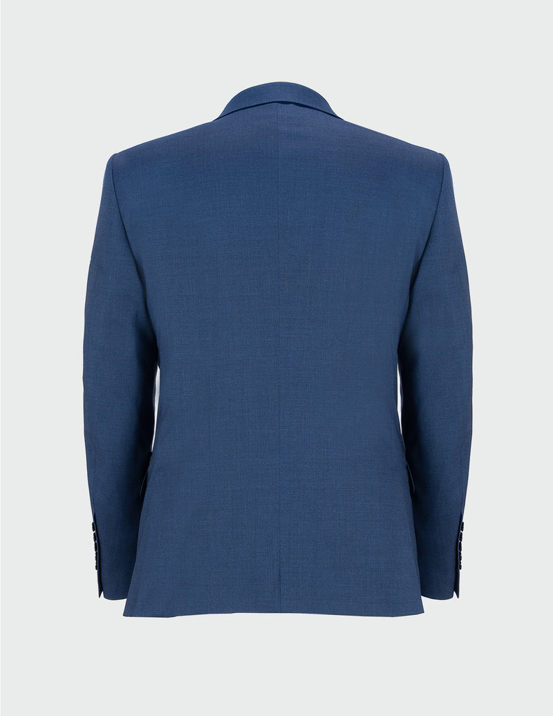 Navy/black checkered suit with a notched collar MURANO 