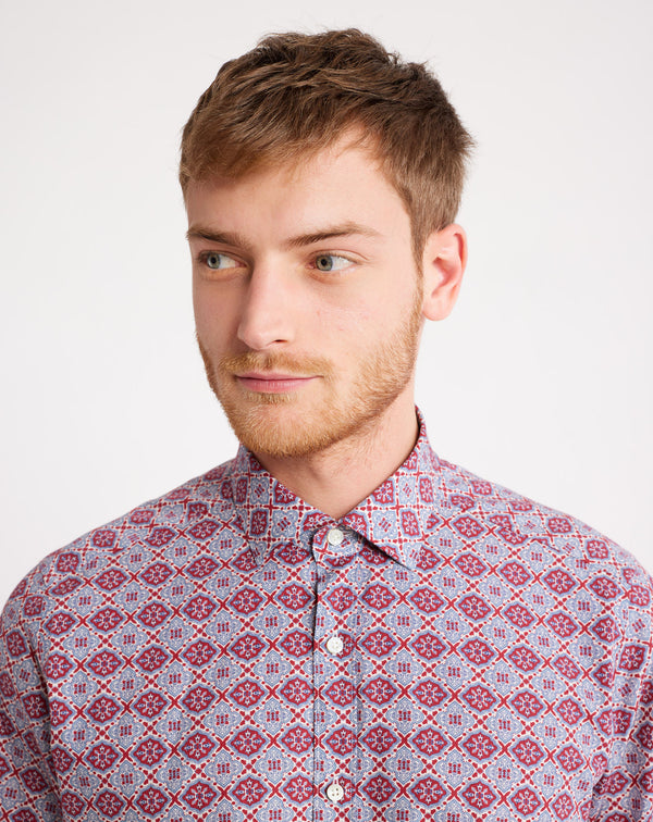 Floral pattern BERLINO shirt