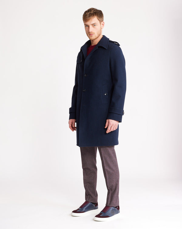 Black RAOUL cashmere coat 