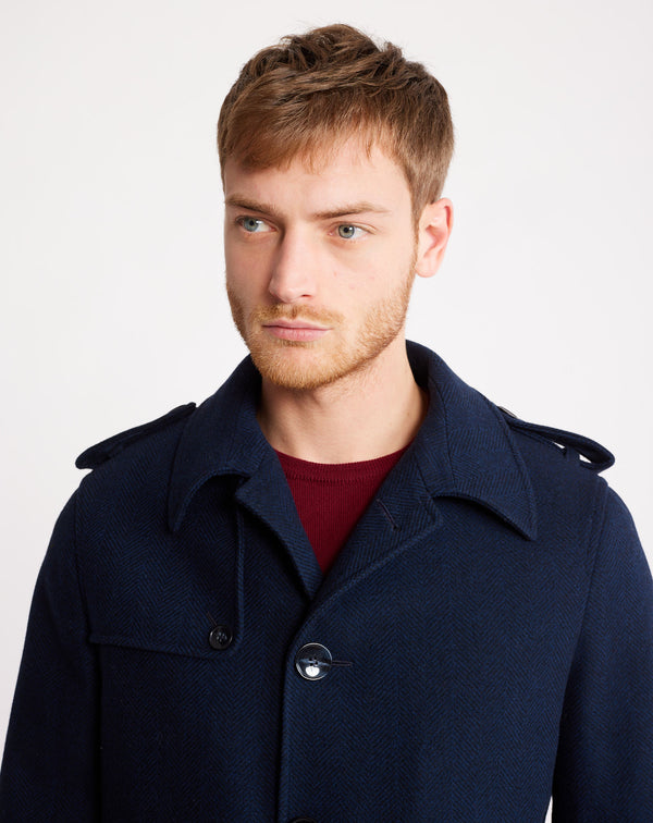 Black RAOUL cashmere coat 