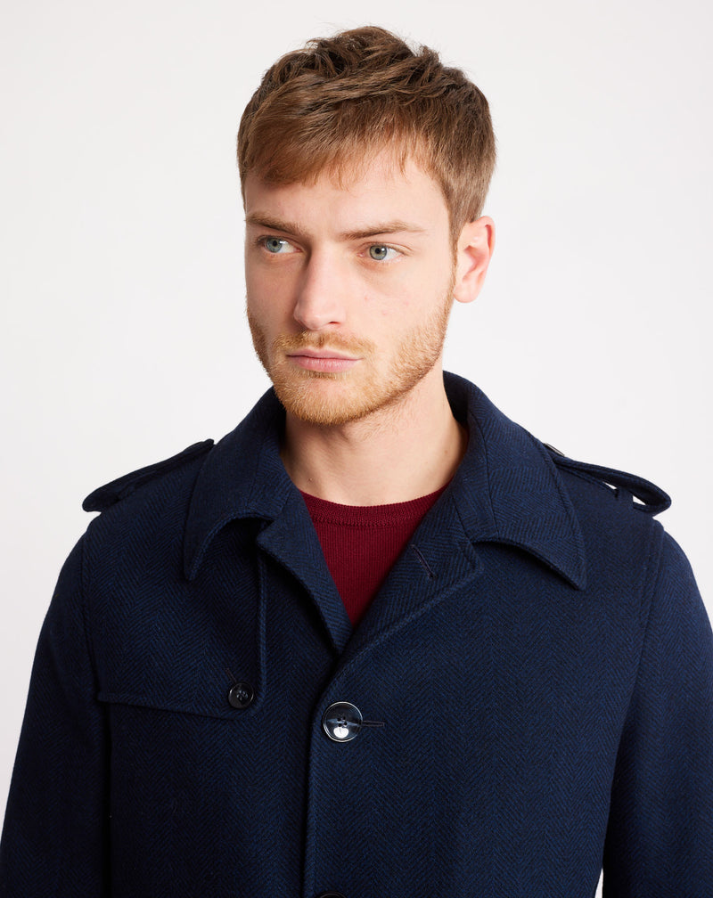 Black RAOUL cashmere coat 