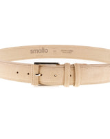 Ceinture suède 35mm BARIOZ beige