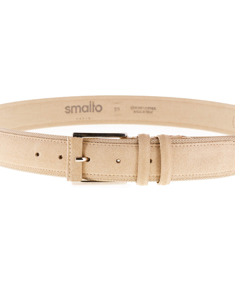 Ceinture suède 35mm BARIOZ beige