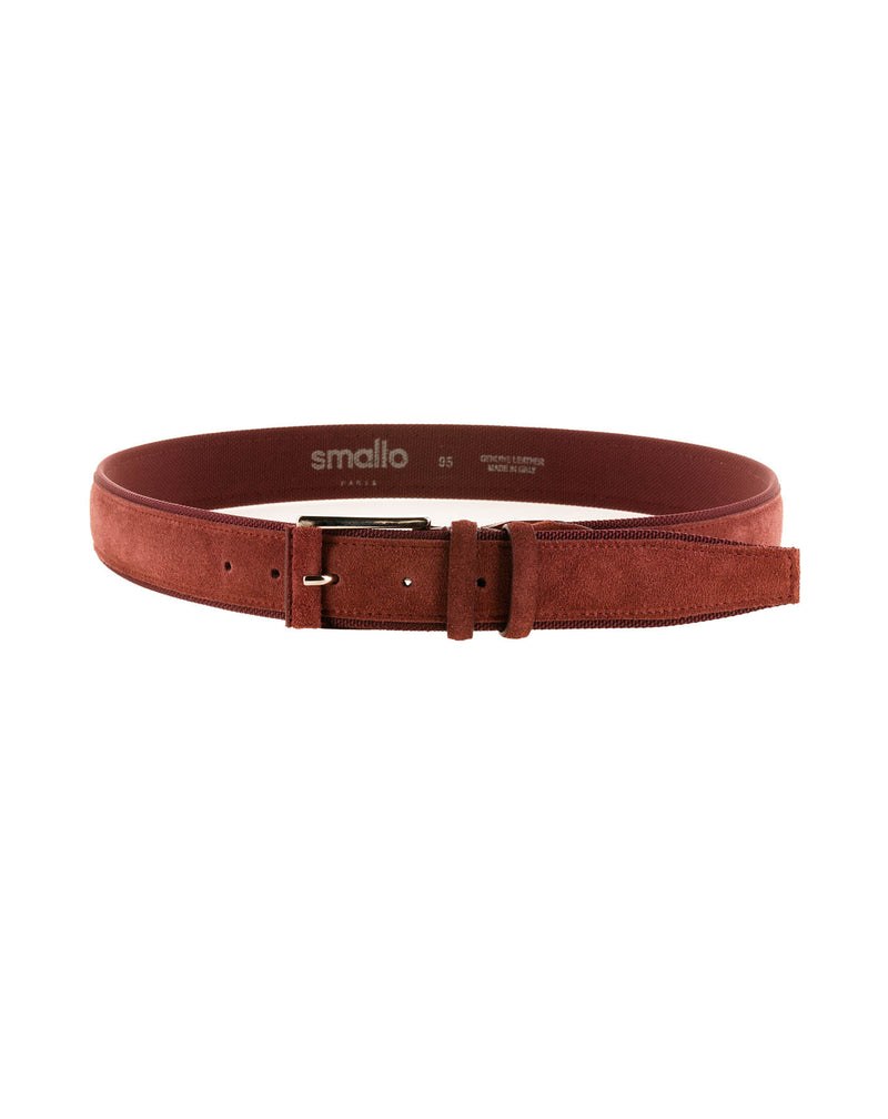 Ceinture suède 35mm BARIOZ marron