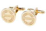 Cufflinks in brass SAINT-CREAC
