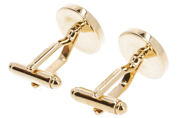 Cufflinks in brass SAINT-CREAC