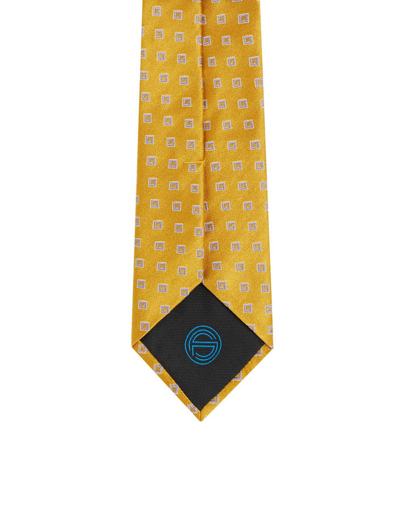 Graphite grey ANOR small patterned tie