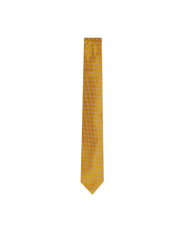 Cravate jacquard AKIM jaune