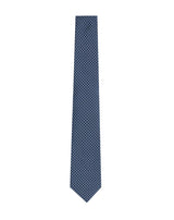 Cravate jacquard ALDWIN BLEU PRUSSE