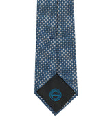 Cravate jacquard ALDWIN BLEU PRUSSE