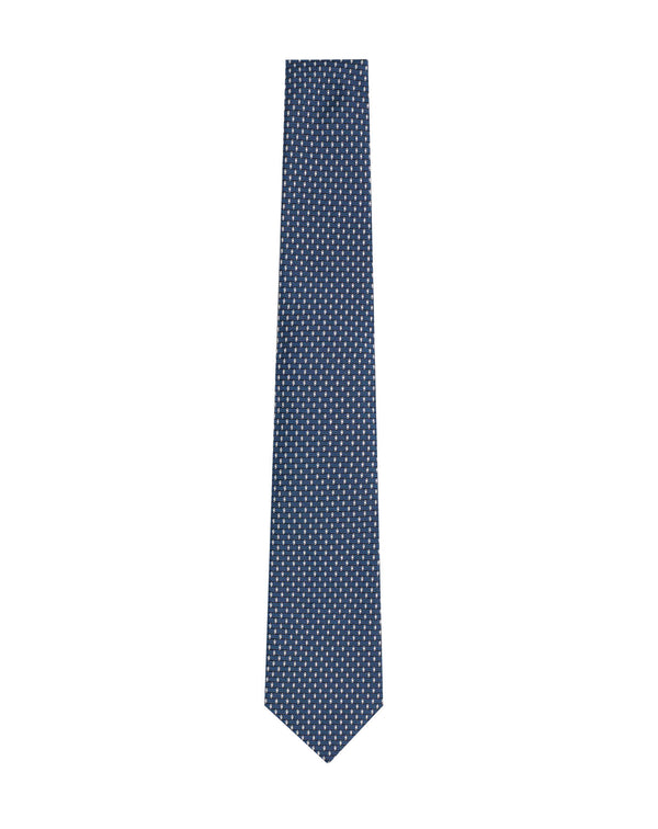 Graphite grey ANOR small patterned tie